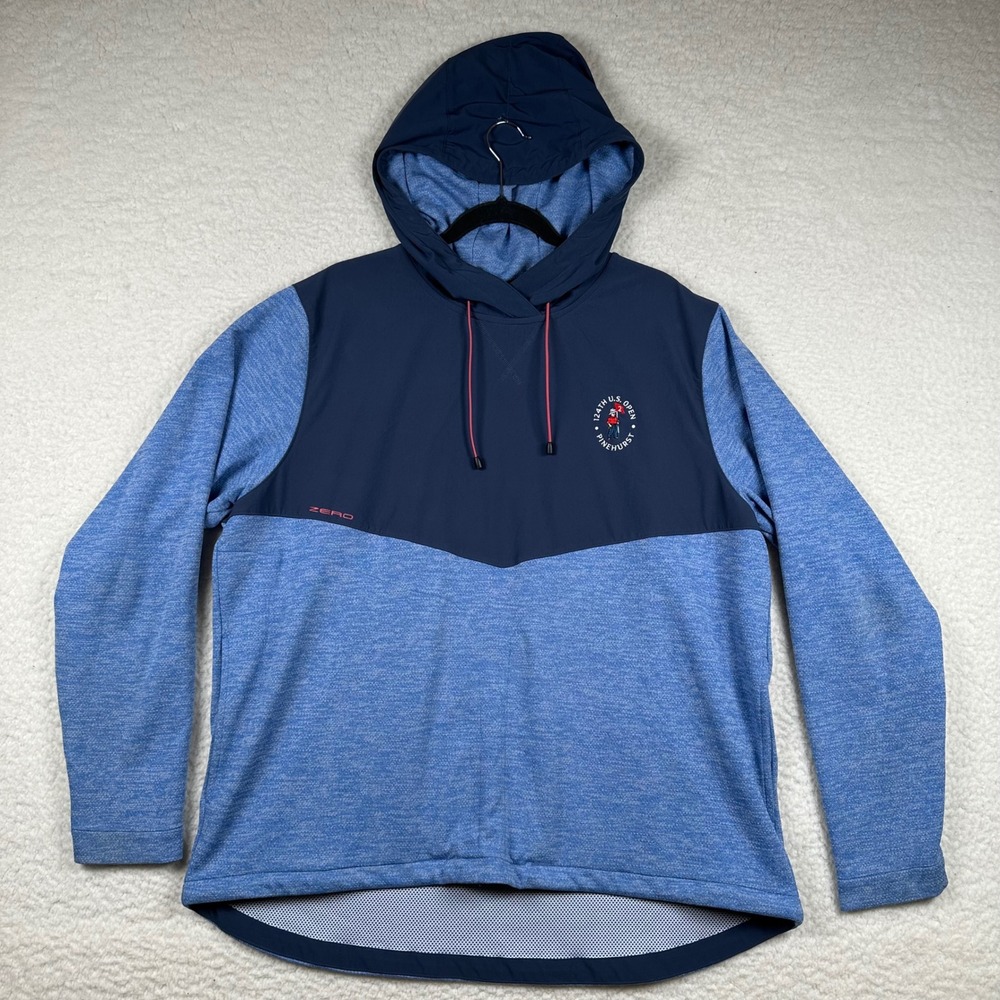 Zero Restriction Tyson Golf Hoodie Men XL 124th US Open Pinehurst Blue Hybrid